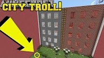 PopularMMOs Minecraft׃ RIDICULOUS CITY TROLLING!!! - Find The Stone Button - Custom Map