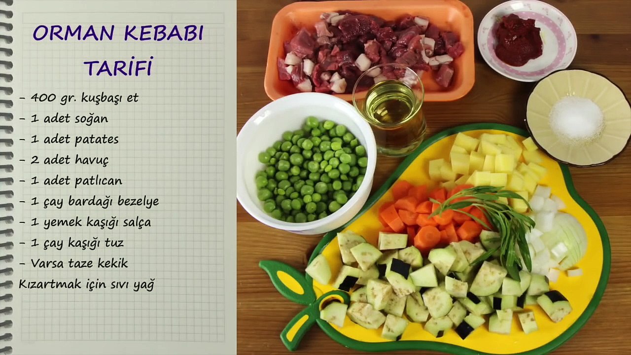 Orman Kebabı Tarifi - Çiftlik Kebabı - Orman Kebabı Nasıl Yapılır