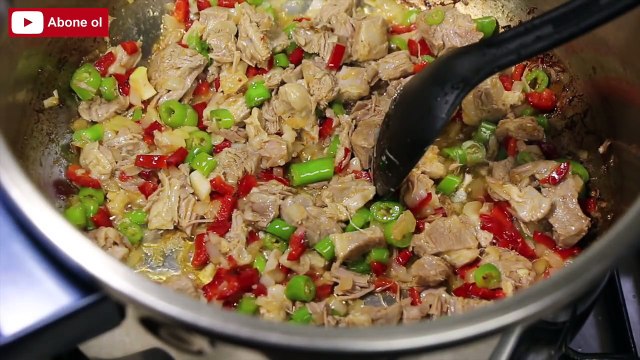 Meyhane Pilavı - Etli Meyhane Pilavı - Domatesli Bulgur Pilavı