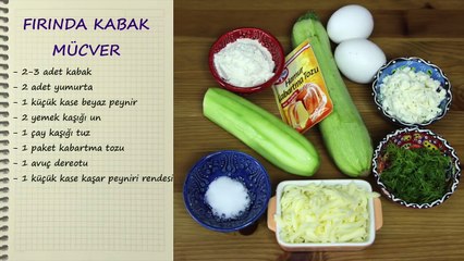 Fırında Mücver - Fırında Kabak Mücver - Kabak Mücveri