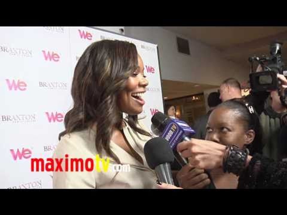 GABRIELLE UNION Interview at WE TV Series "Braxton Family Values" Premiere