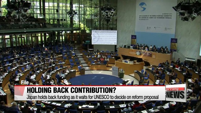 Japan pulls back UNESCO funding as decision on reform proposal lingers