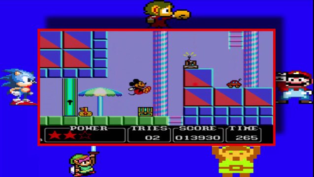 MICKEY CASTLE OF ILLUSION - MASTER SYSTEM - 100 % COMPLETO.