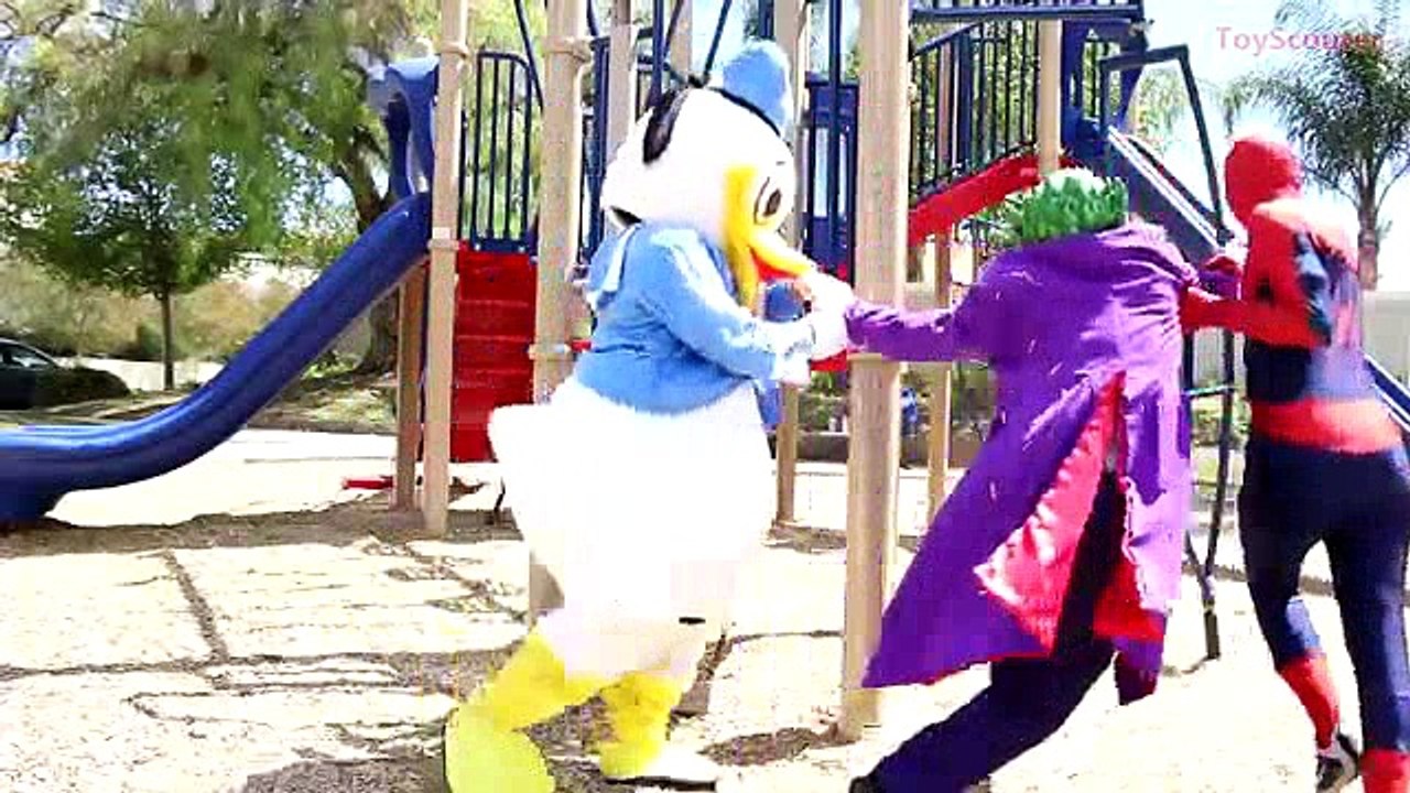 03 ELSA & SPIDERMAN vs MALEFICENT & SKELETON Copying Magic - Fun Superhero Movie in Real Life