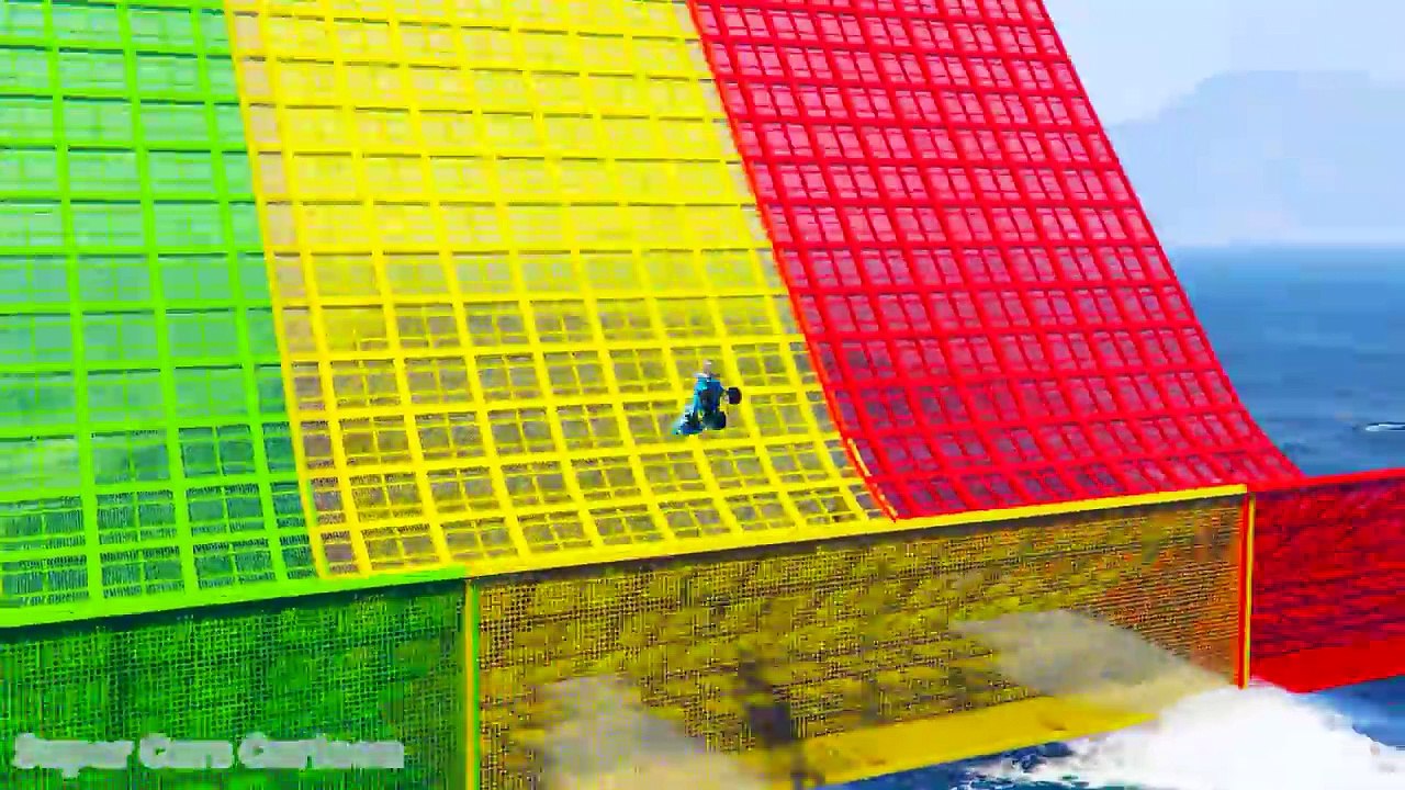 LEARN COLOR ATV Cars in Spiderman Cartoon for kids and Fun songs for children