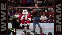 'Stone Cold' drops Santa Claus with a  - Raw, Dec. 22, 1997