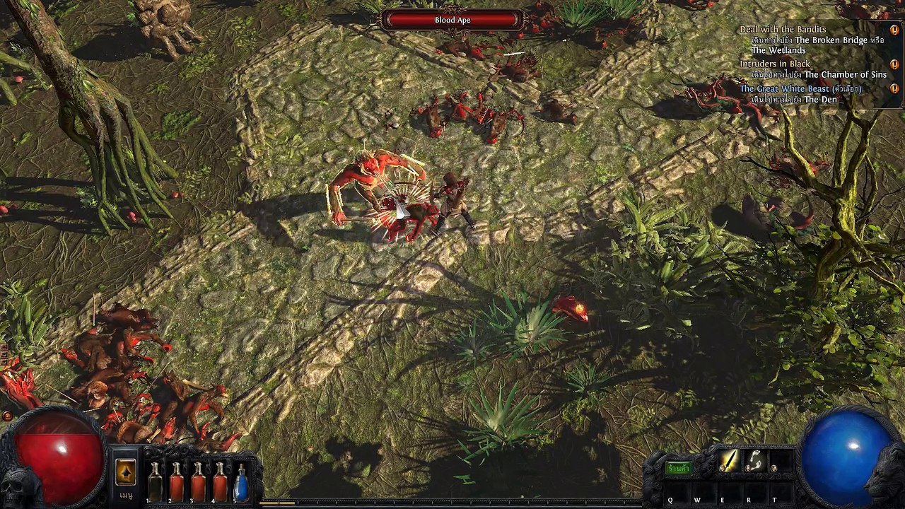 EP-59 ทำภารกิจ Putrid Lair ใน the Riverways และ กับบ้าน Path of Exile
