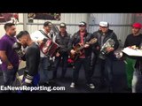Abner Mares Birthday Party At RGBA Music Cake Friends - esnews boxing