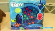 Disney Finding Dory Fishing Game Shell Collecting Chocolate Eggs Surprise Toys Disney Cars Go Fishin