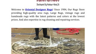Oriental Designer Rugs, Professional rug cleaning Atlanta