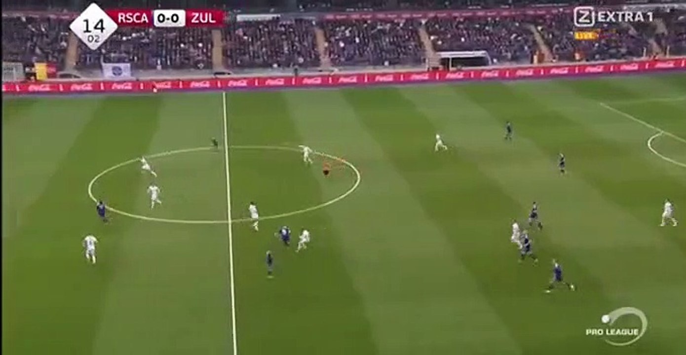 Superbe passe décisive de Sofiane Hanni vs Zulte Waregem