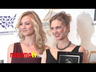 YVONNE STRAHOVSKI "Genesis Awards" 2011 Press Room