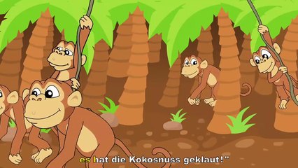 Die Affen rasen durch den Wald - Kinderlieder zum Mi