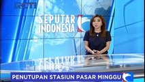 Uji Coba Penutupan Perlintasan Rel Kereta Api Pasar Minggu