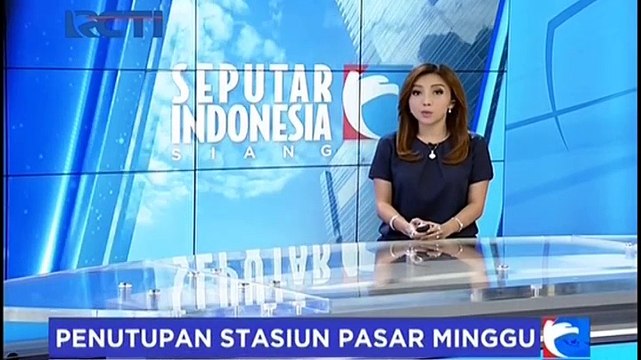 Uji Coba Penutupan Perlintasan Rel Kereta Api Pasar Minggu