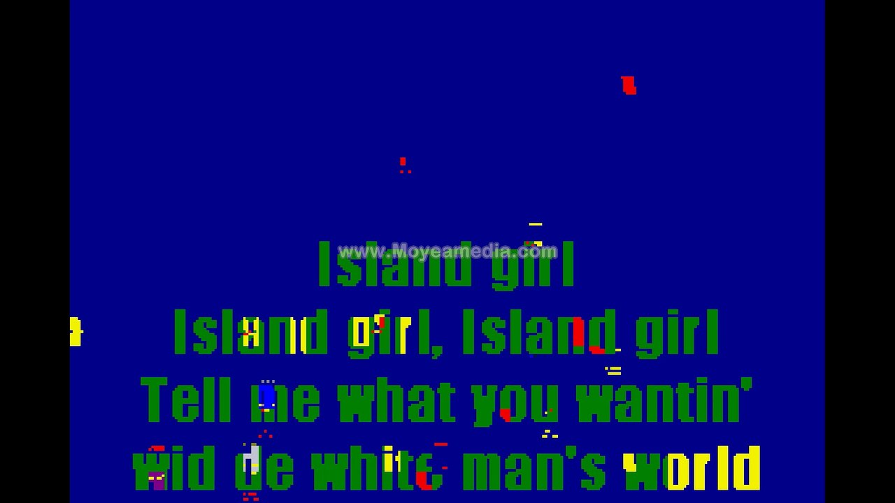 Elton John - Island Girl LG [HD Karaoke] CS08020
