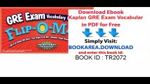 Kaplan GRE Exam Vocabulary Flashcards Flip-O-Matic J to Z