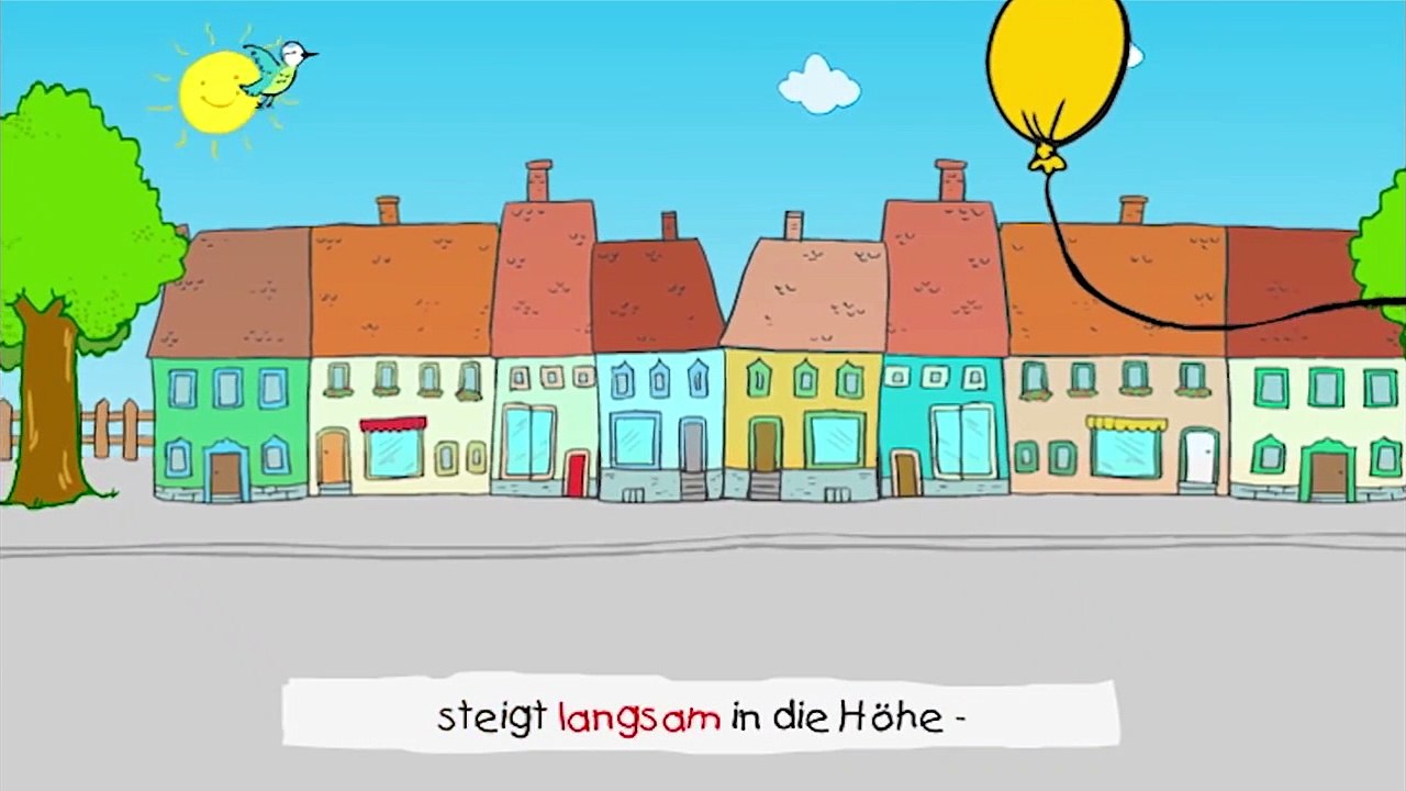 Ein großer, ein runder, ein roter Luftballon - Bewegungslieder zum Mitsingen _ Kinderlieder-