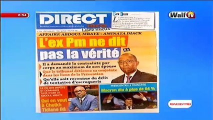 Revue de presse Walftv du 08 mai 2017