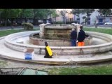 Aversa (CE) - La fontana di Piazza Vittorio Emanuele ritorna 