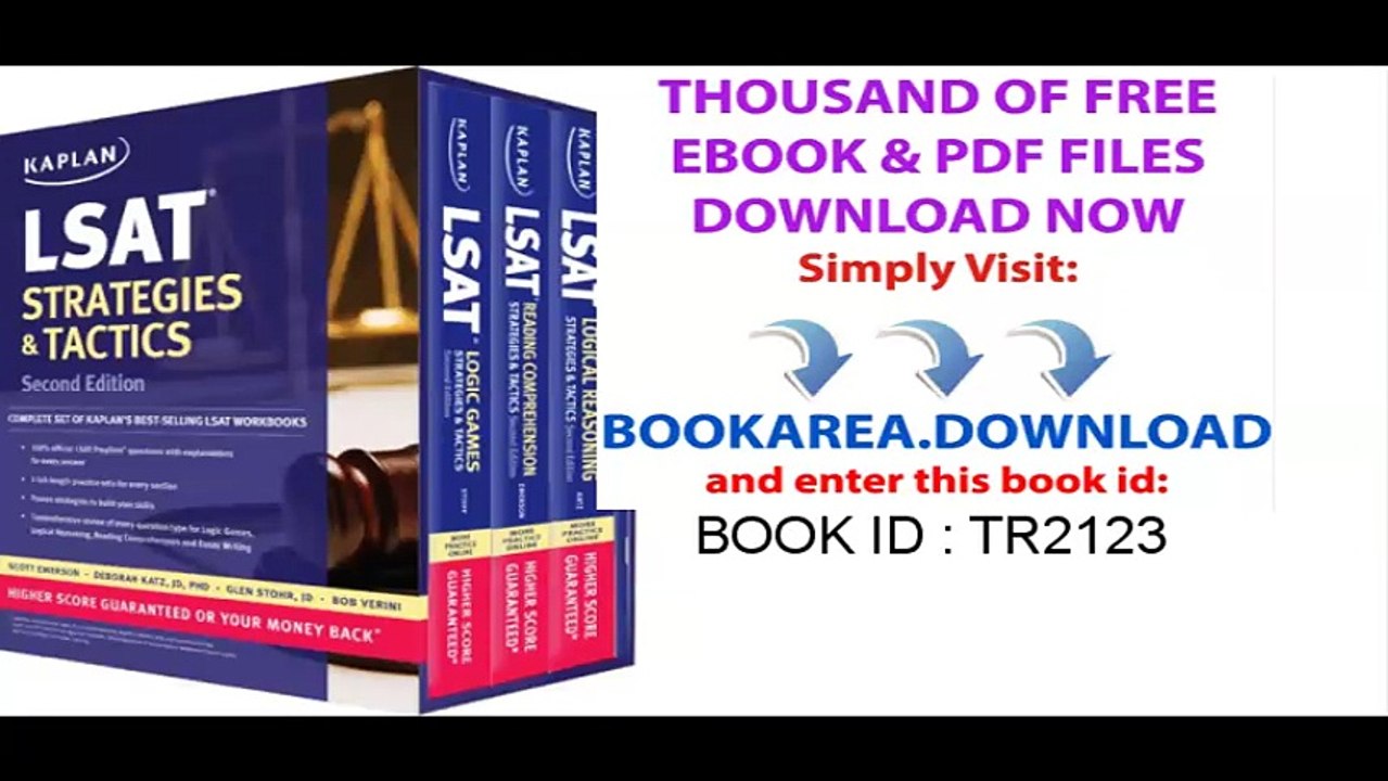 Kaplan LSAT Strategies & Tactics Boxed Set (Kaplan Test Prep)