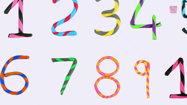 Learn Numbers with Play Doh Stop Motion for Ki icks Number _ Learn to Count _ Kids