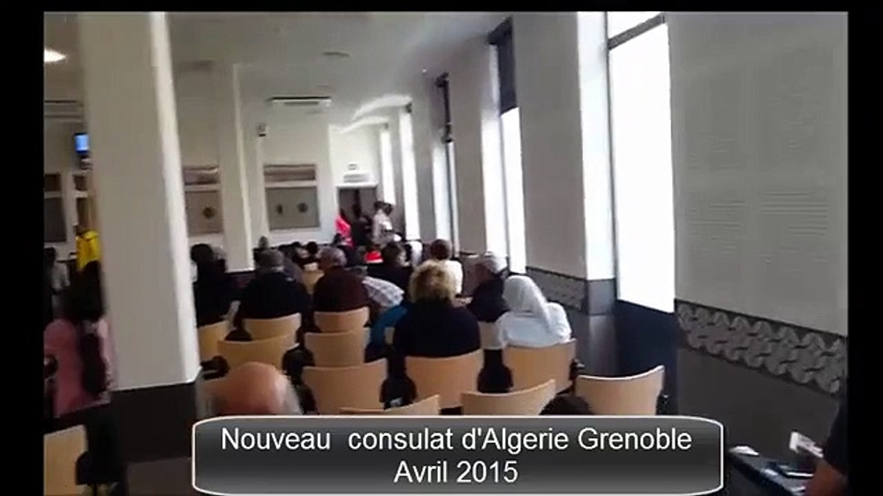 Nouveau consulat d'Algérie Grenoble ( Algérien ) Avril 2015-fV