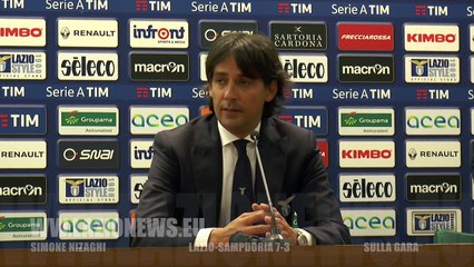 Inzaghi dopo Lazio-Sampdoria 7-3