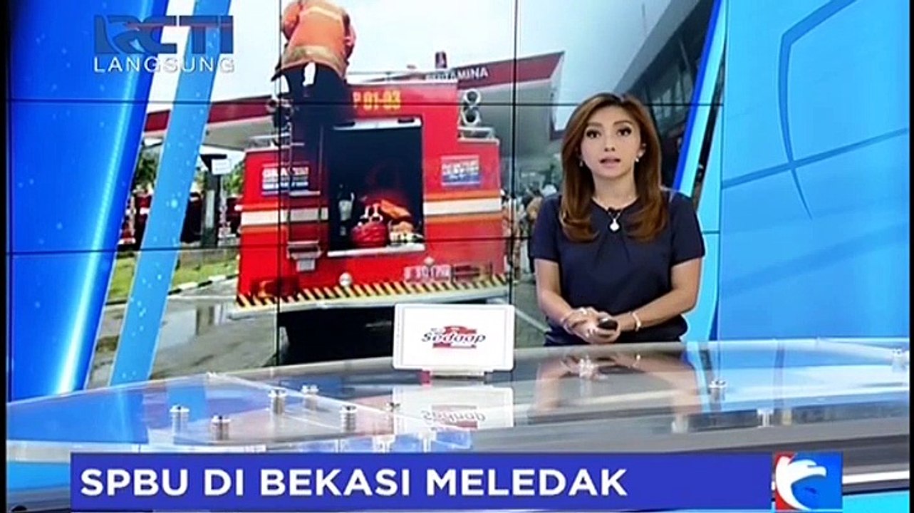 SPBU di Bekasi Meledak