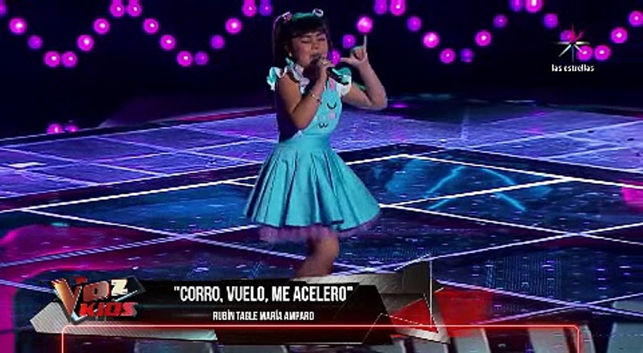 Sara Dong 'Corro, vuelo me acelero' La Voz Kids   Semifinal