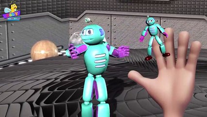 Finger Family _ Robot Finger Family _ 3D Finger Family Nursery Rhymes-wPbZ0-o6x_Q
