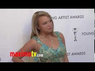 Evie Thompson "Young Artist Awards" 2011 Red Carpet