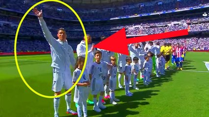 Cristiano Ronaldo .. Do you think he is arrogant? Ok, watch this video! | RESPECT!