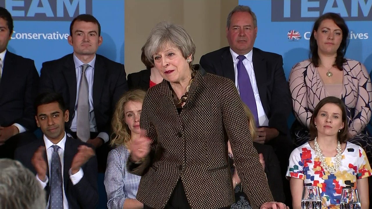 Theresa May defends saying no to general election TV debates