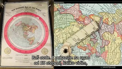 RAVNA ZEMLJA -- Azimutna Ekvidistantna mapa objasnjava letove u Juznoj hemisferi