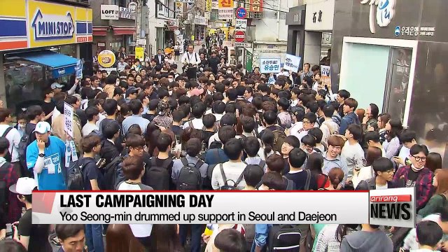 Presidential candidates scramble to win more support on the last day of campaigning period