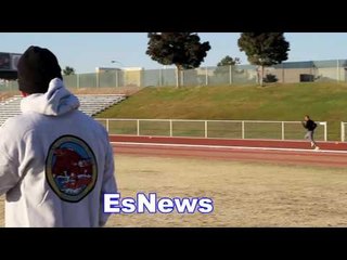 thomas dulorme working hard with alex ariza EsNews Boxing