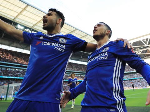 Costa, Hazard and Fabregas perform for Conte - Mendieta
