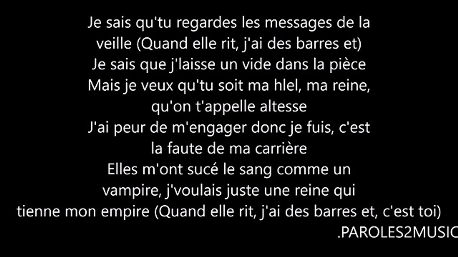 C est Toi Que Je T aime Parole Hayce Lemsi - Je t'aime moi non plus (Paroles Officiel) - Vidéo Dailymotion