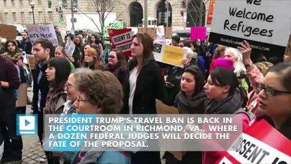 Trump's travel ban returns to appeals court