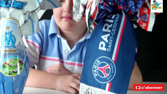 Oeuf de Paques OM vs PSG # Surprise Egg Foot