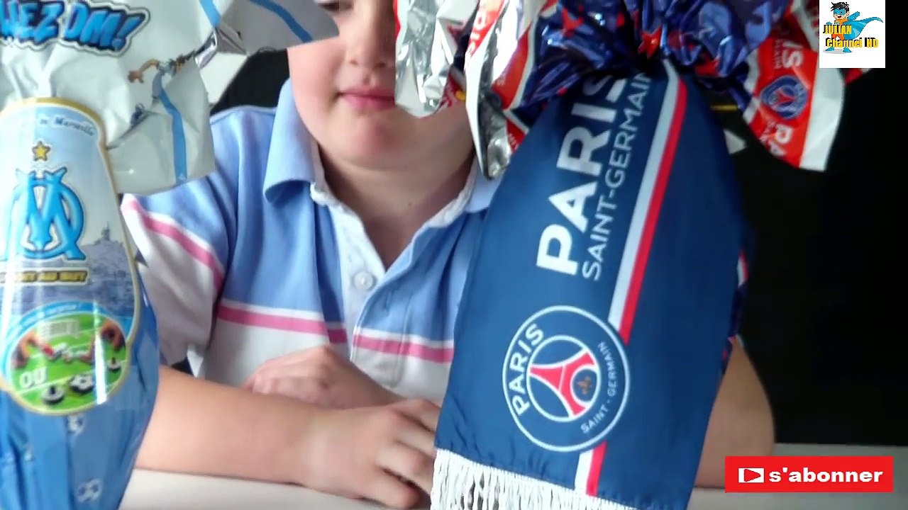 Oeuf de Paques  OM vs PSG  # Surprise Egg Foot