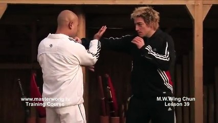 Wing Chun for beginners lesson 39 Block inside left to right, neck chop to guard uppercut