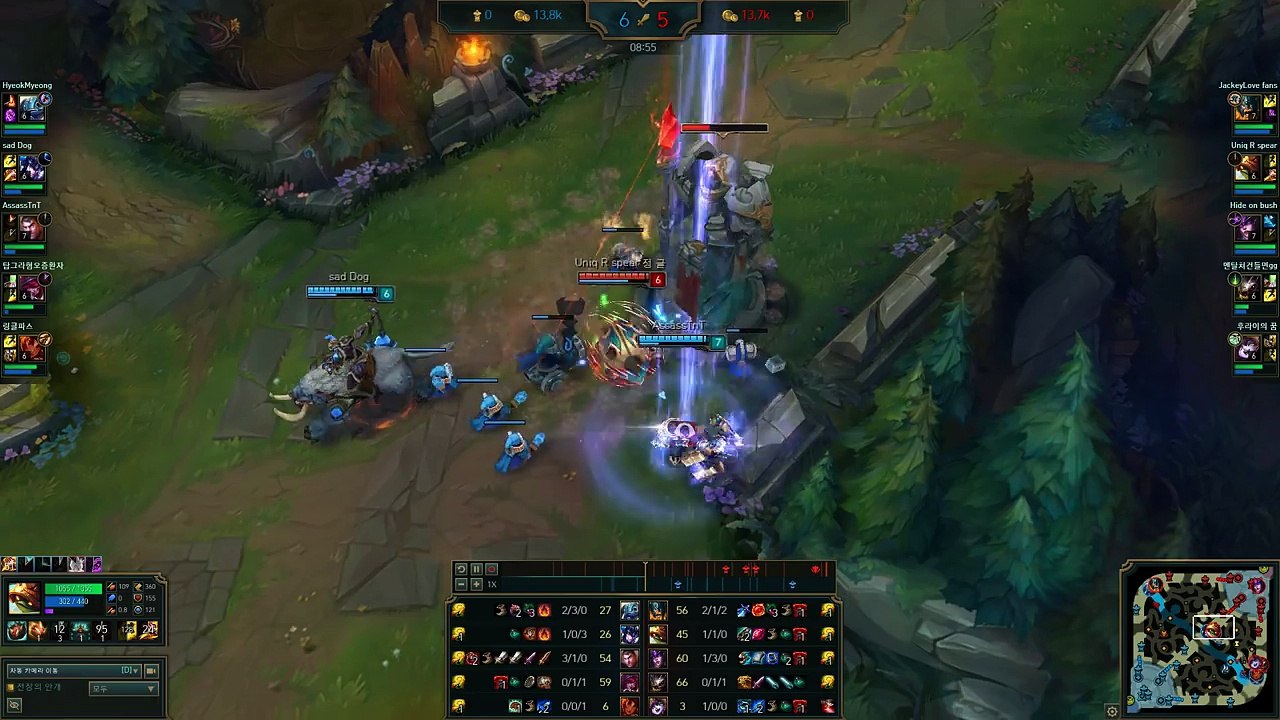 SKT T1 Faker - Syndra vs Jayce - KR LOL Challenger 657LP | 페이커 신드라