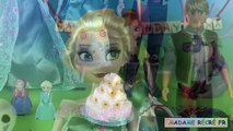 Frozen Fever Birthday Party Cake Play Doh Fête givrée Anna Anniversaire Reine des Neiges