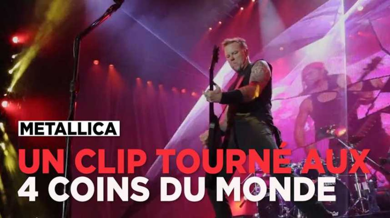 Metallica tourne un clip live aux quatre coins du monde