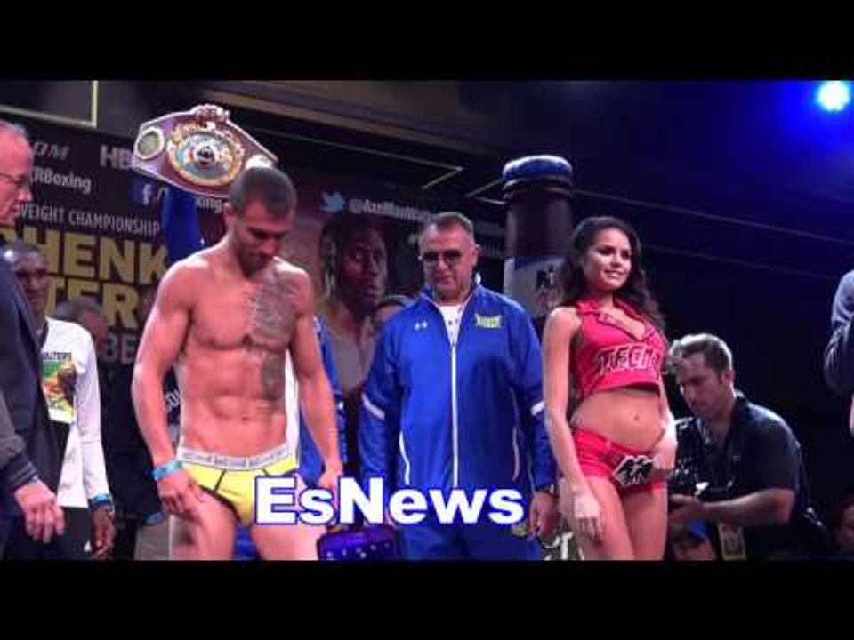 vasil lomachenko vs nicholas walters weigh in - EsNews Boxing