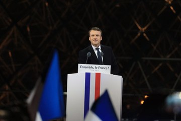Macron président: retour en images sur la soirée du Louvre
