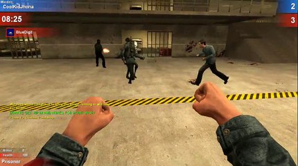 Gmod- Jailbreak #3: FOOD FIGHT!!!