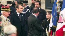 Hollande und Nachfolger Macron gedenken Weltkriegs-Opfer
